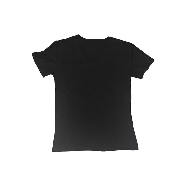 MH MANCY HWANG T-shirts, Women's Slim-Fit Short-Sleeve V-Neck T-Shirt, Black