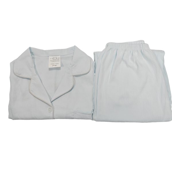 MH MANCY HWANG Pajamas, womens Long-Sleeve Shirt and Full-Length Bottom Pajama Set - 图片 2