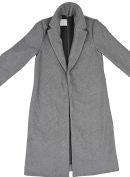 MH MANCY HWANG Men's Casual Coats, Notched Lapel Collar Coats Open Front Long coat, Winter Oversized Cozy Coats