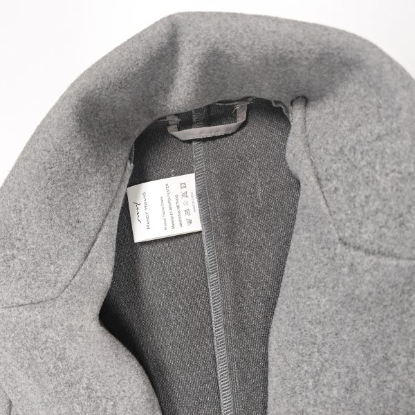 MH MANCY HWANG Men's Casual Coats, Notched Lapel Collar Coats Open Front Long coat, Winter Oversized Cozy Coats - 图片 5