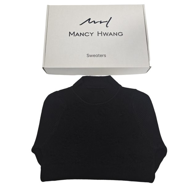 MH MANCY HWANG Sweaters, Base Long Sleeve Fall Winter Sweater Pullover Tops,Trendy Long Sleeve Pullover Jumper Tops - 图片 5